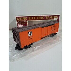 K Line K-75033 Electric Train O Gauge Model Railroad Santa Fe Boxcar w/Box